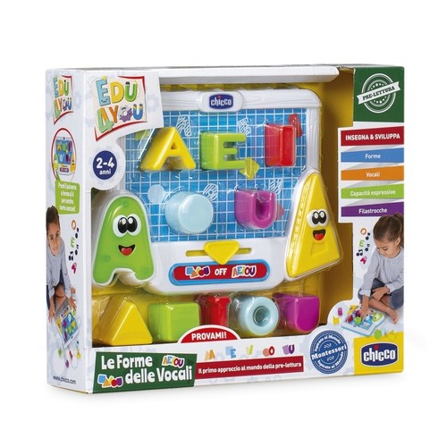 Chicco gioco forme vocali - forme,